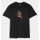 Men's Tee Shirt SANTA CRUZ Burnt Bone Hand Black