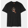Tee Shirt Homme SANTA CRUZ Burnt Bone Hand Black
