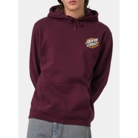 Sweat à Capuche Homme SANTA CRUZ Slime Scream Dark Cherry