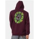 Sweat à Capuche Homme SANTA CRUZ Slime Scream Dark Cherry