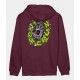 Sweat à Capuche Homme SANTA CRUZ Slime Scream Dark Cherry
