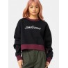 Women's SANTA CRUZ Flourish Strip Crew Sweatshirt in Black