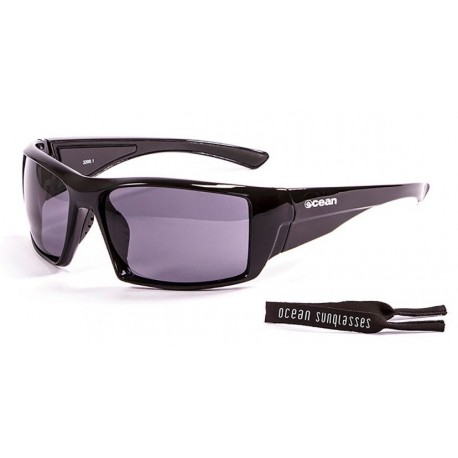 Ocean Aruba Floating Sunglasses Shiny Black Smoke