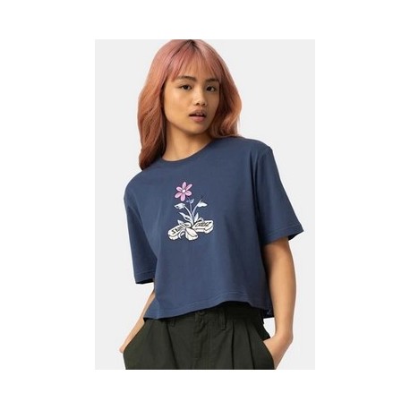 SANTA CRUZ Women's Flourish Heritage Blue T-Shirt