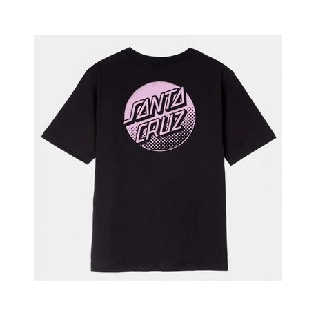 Tee Shirt femme SANTA CRUZ Mono Stamped Dot Black