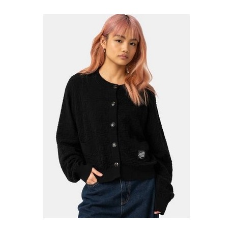 Gilet Femme SANTA CRUZ Wharf Knit Cardigan Black