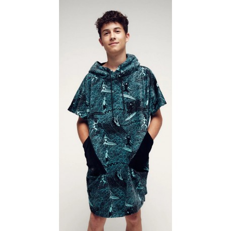 All-In Junior Surfing Poncho Organic Coton