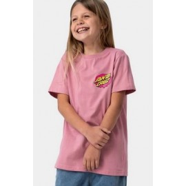 Tee shirt junior SANTA CRUZ Slime Dot Universal Pink