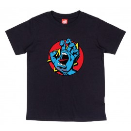 Tee shirt junior SANTA CRUZ Hand Dot Front Black
