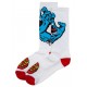 Chaussettes Santa Cruz Youth Screaming Hand White
