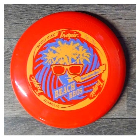 Frisbee Tropic Ultimate 175gr Beach Bro Red