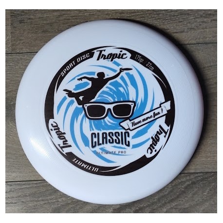 Frisbee Tropic Ultimate 175gr Classic Blanc