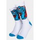 Santa Cruz Hand Dot Socks White