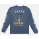 Men's Long Sleeve T-Shirt SALTY CREW Tailed Slate