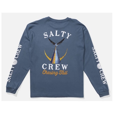 Men's Long Sleeve T-Shirt SALTY CREW Tailed Slate