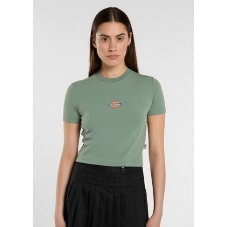 DICKIES Women's Maple Valley Olive Green T-Shirt