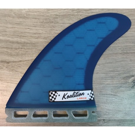 Koalition Thruster The Base Fins Futures Navy Blue Large