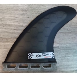 Koalition Thruster The Base Fins Futures Smoke Medium