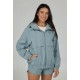 Coupe Vent Femme SALTY CREW Barrier Windbreaker Stormy Grey