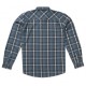 SALTY CREW Men's Daybreak Channel Blue Flannel Shirt