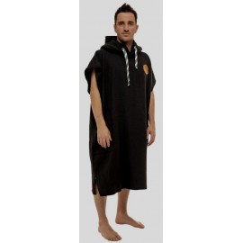 Poncho All-In Léger Waffle Black