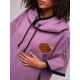 Poncho All-In Light Purple Waffle