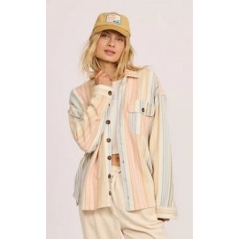 SISTREVOLTION Women's Matty Sea Salt Woven Shirt