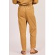 SISSTREVOLUTION Women's Elasticated Velvet Pants Coast Is Clear Rattan
