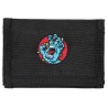 Santa Cruz Oval Check Flame Black Wallet