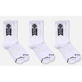 Salty Crew Alpha White Three-Pair Sock Pack