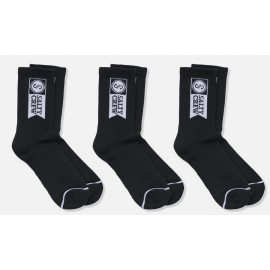 Salty Crew Alpha Black Three-Pair Sock Pack
