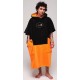 Poncho All-in V Flash Line Black Apricot