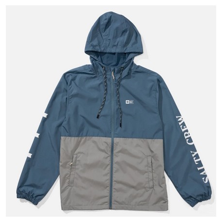 Veste Coupe Vent Salty Crew Surface Windbreaker Channel Blue