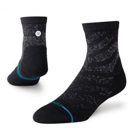 Chaussettes STANCE Run Light Quarter Black