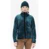 PROTEST Prtvance Rainstorm Blue Women's Full Zip Velour Fleece
