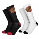 Pack of two Socks Santa Cruz Youth Classic Dot Black & White