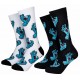 Pack de Deux Chaussettes Santa Cruz Youth Multi Hand Black & White