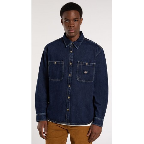 Chemise en Jean Dickies Mechanic Denim Dark Indigo