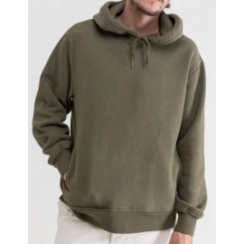 Sweat Homme RHYTHM Classic Fleece Hood Silver Pine