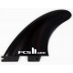 Ailerons FCSII Carver Glass Flex Medium Tri Fins Black