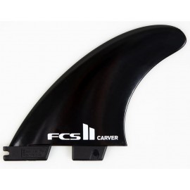 Ailerons FCSII Carver Glass Flex Large Tri Fins Black