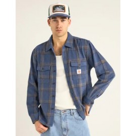 Chemise RHYTHM Check LS Blue