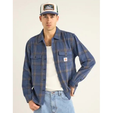 Chemise RHYTHM Check LS Blue