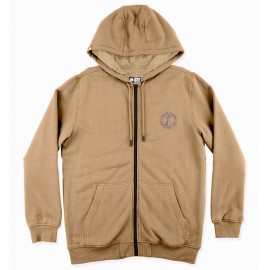 SALTY CREW Coastal Khaki Sherpa-Lined Sweatshirt