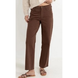 Pantalon Femme RHYTHM Beyond Relaxed Leg Chocolat