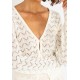 Gilet Femme RHYTHM Avery Knit Cardigan White