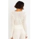 Gilet Femme RHYTHM Avery Knit Cardigan White