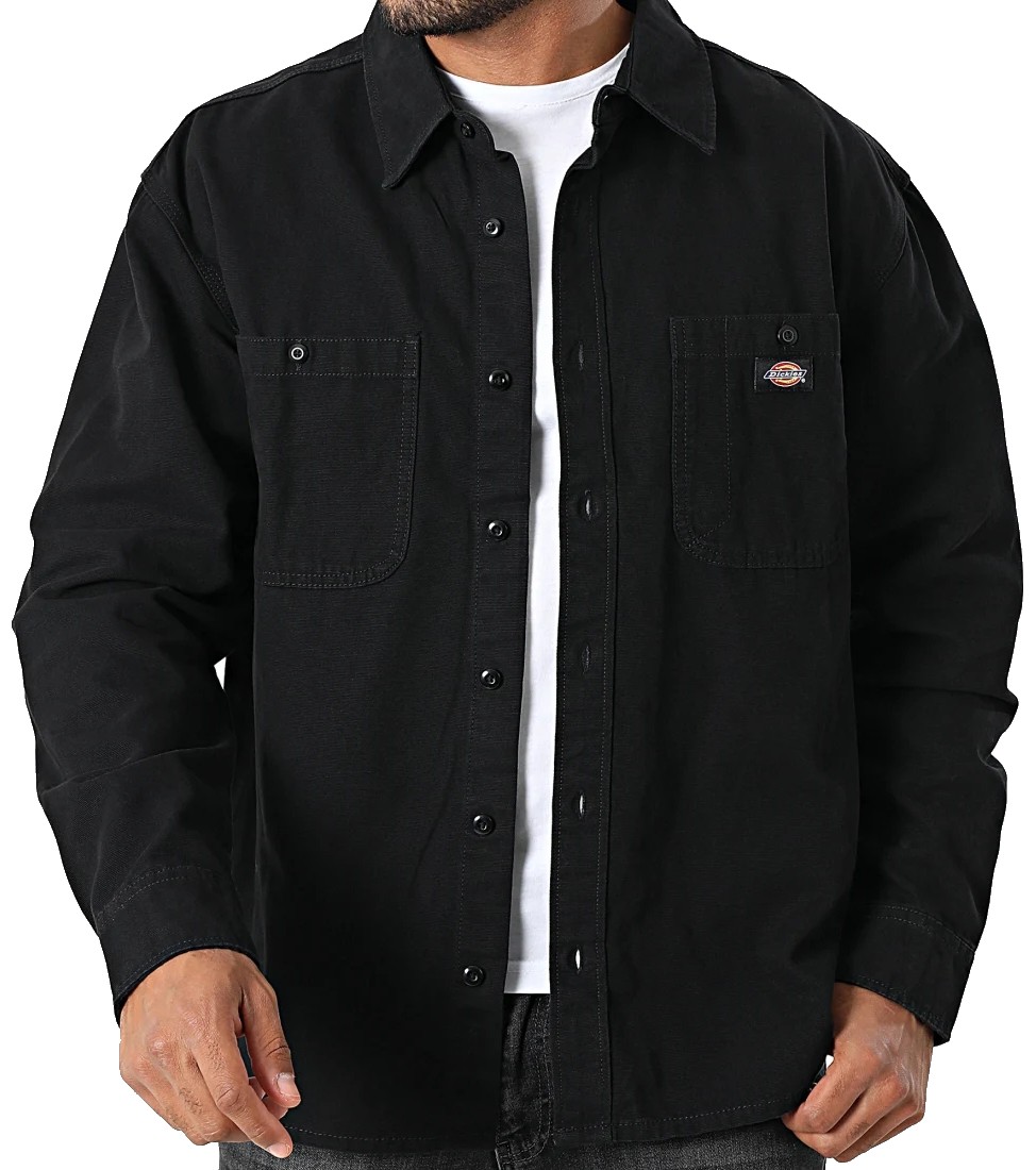 Chemise Homme Henri Duc Noire Neuve – Taille 9 (51/52), En Coton Mélangé, Avec étiquettes
