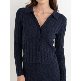 Gilet Femme RHYTHM Koko Knit Ink