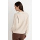 RHYTHM Women's Lexie V-Neck Collared Jumper in Natural